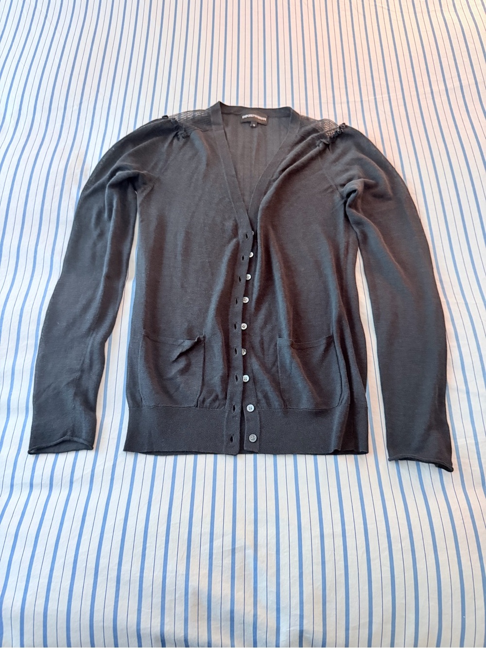 Emporio Armani Black Cardigan
